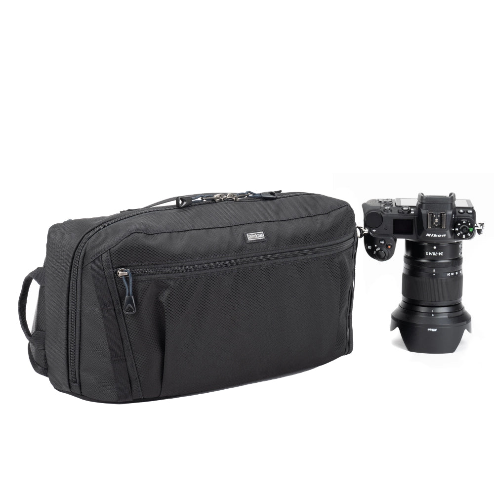 Think Tank PressPass front angle with camera beside