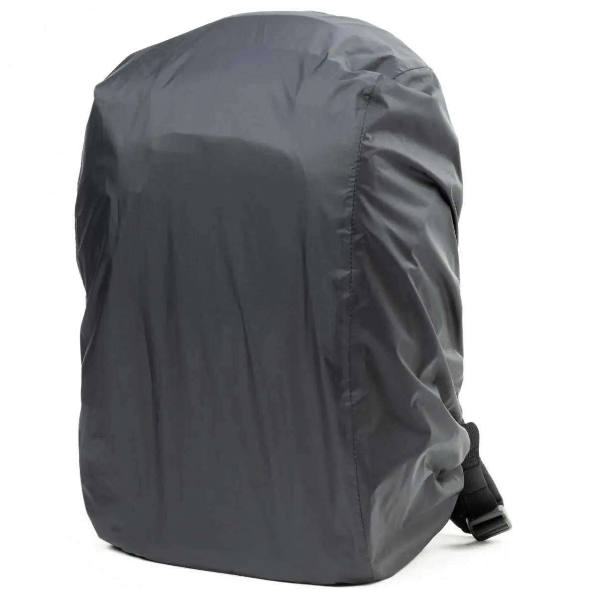 Gray backpack cover on a white background