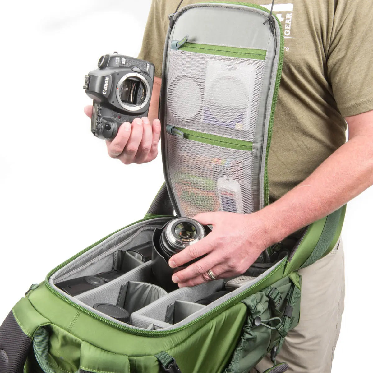 ThinkTank BackLight™ 26L Photo Daypack - Woodland Green