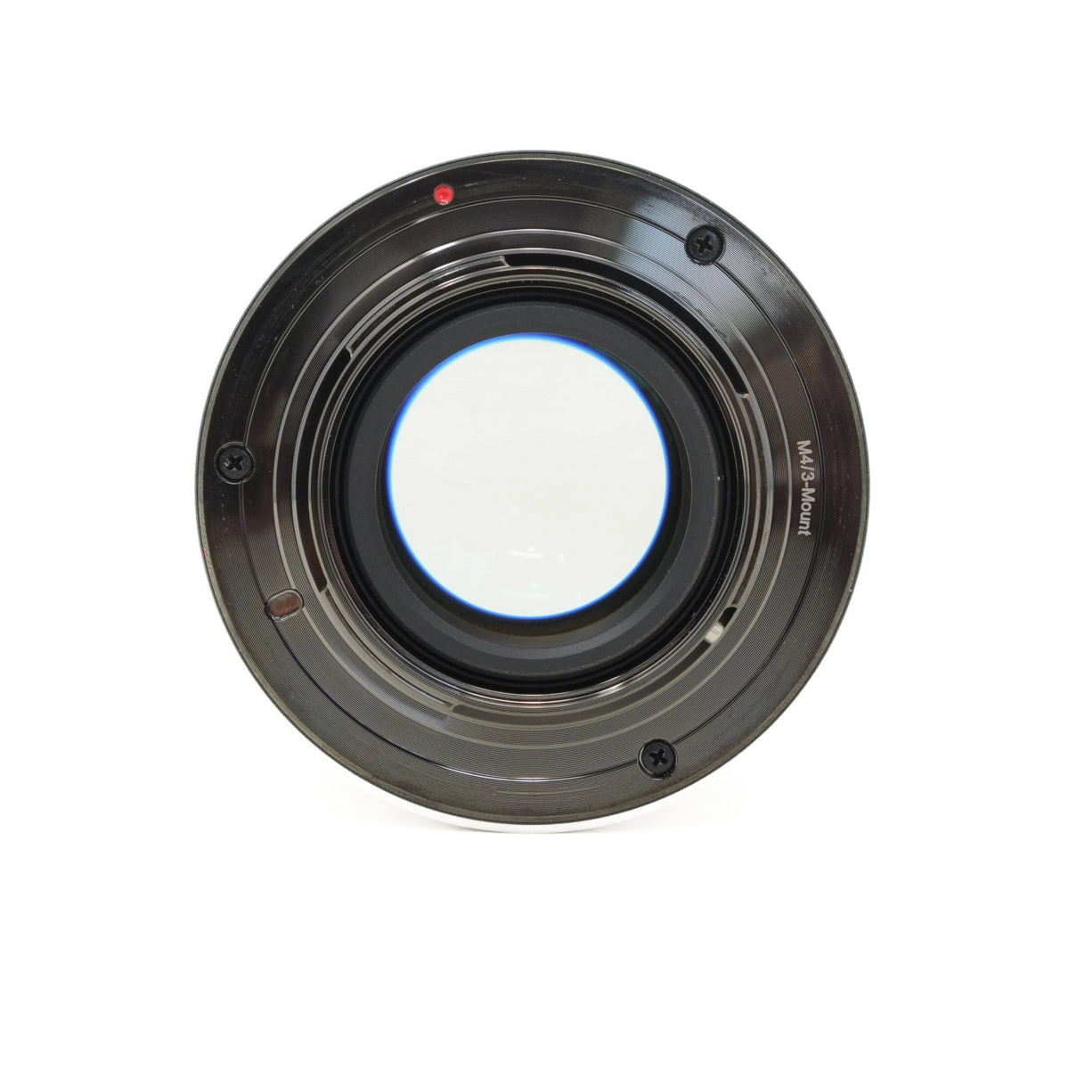 Camera lens on a white background
