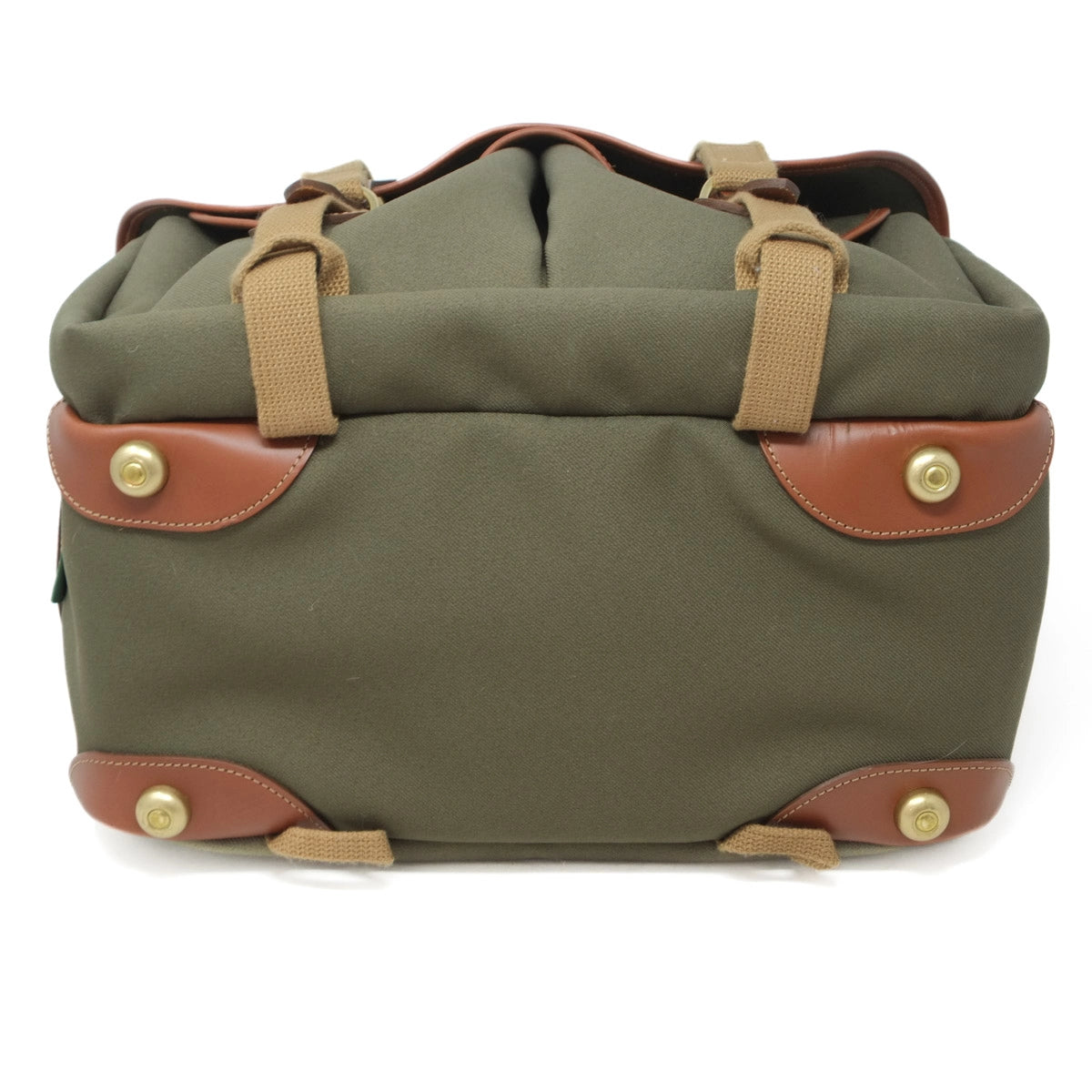Used Billingham 335 Shoulder Bag Sage/Tan - bottom angle 