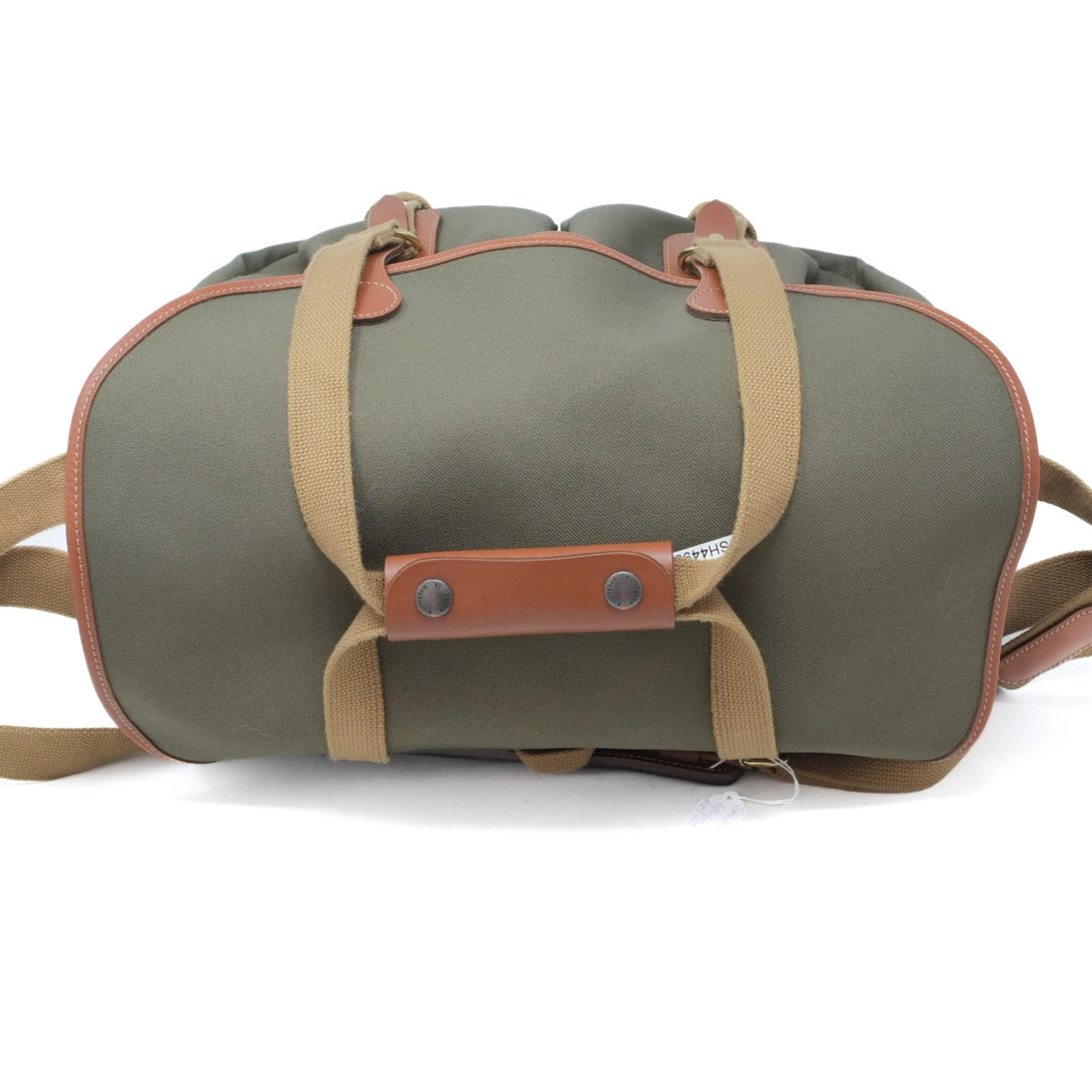 Used Billingham 335 Shoulder Bag Sage/Tan - top angle 