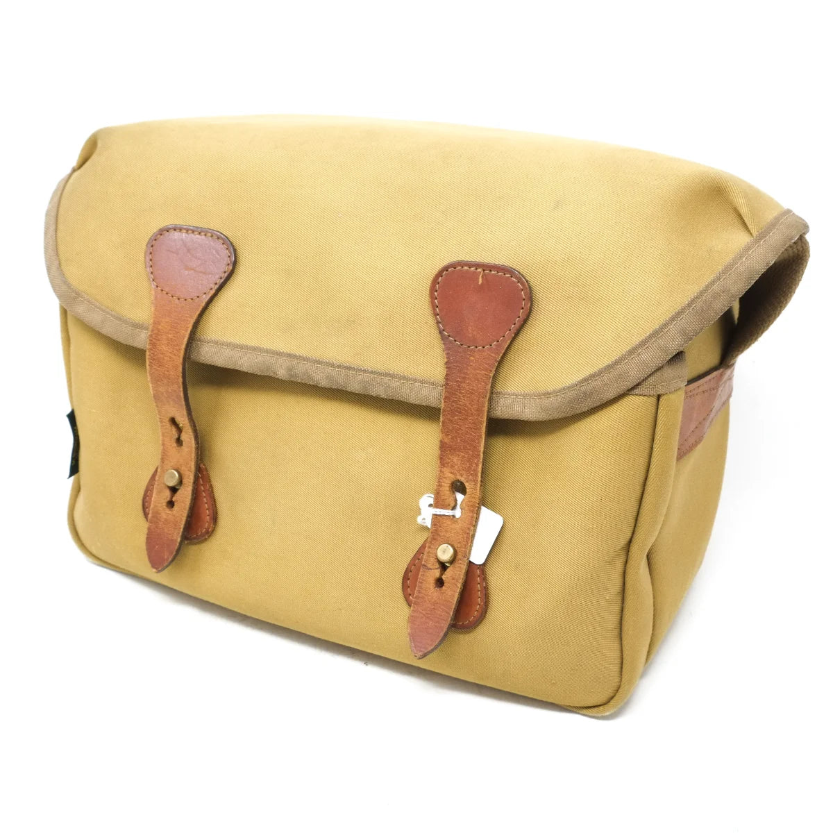 Used Billingham F4.5 shoulder bag in Khaki Tan - front angle 