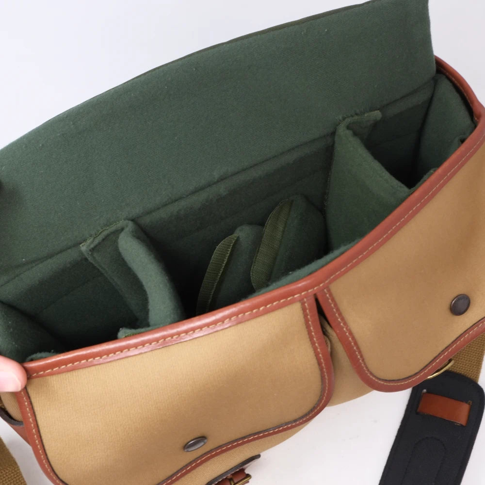 Used Billingham Hadley Pro in Khaki/Tan canvas bag (SH45525)