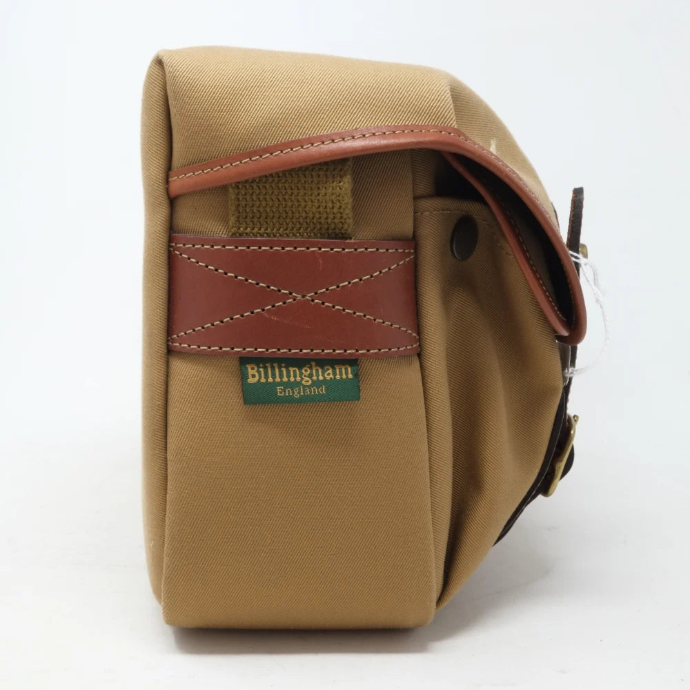 Used Billingham Hadley Small in Khaki/Tan canvas bag (SH45524)