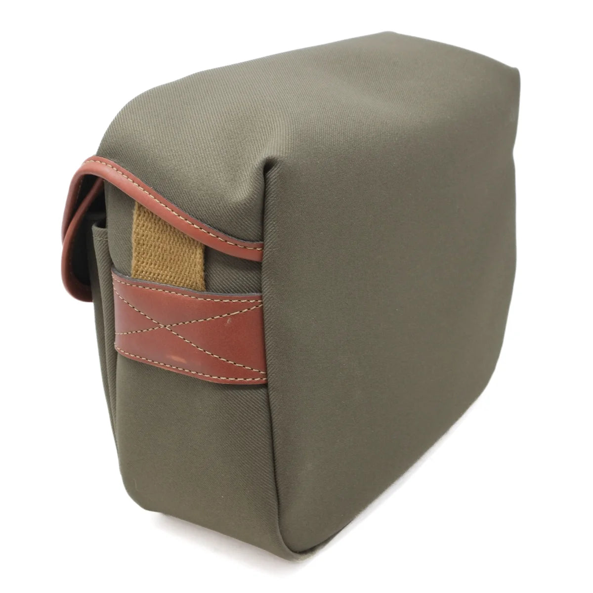 Used Billingham Hadley Small in Sage/Tan Fibrenyte camera bag - side angle 
