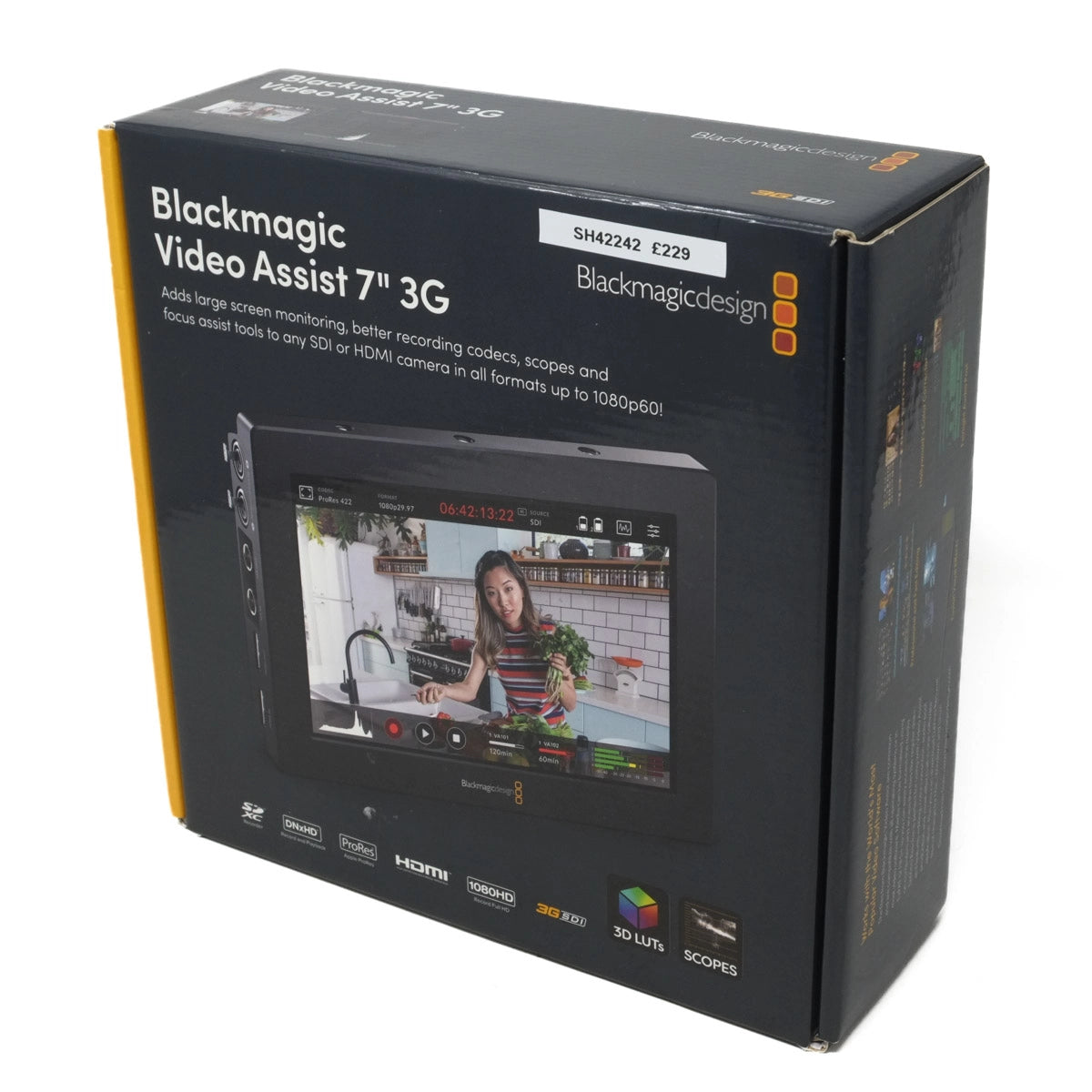 Used Blackmagic Video Assist 7" 3G Monitor/Recorder - Original box