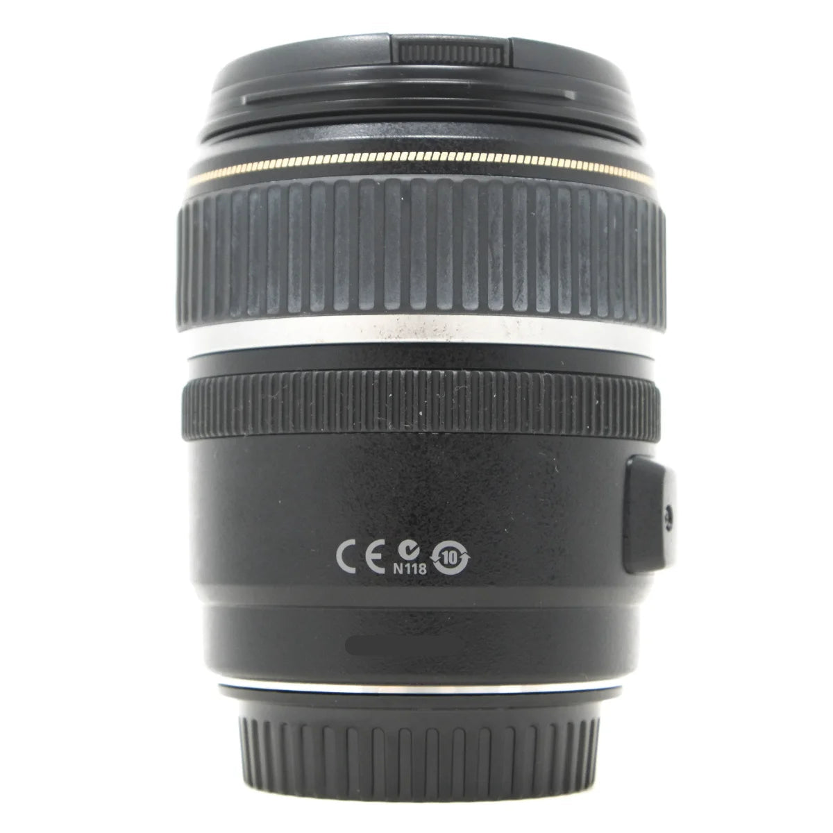 Used Canon 17-85mm F4-5.6 IS USM Lens - side angle 