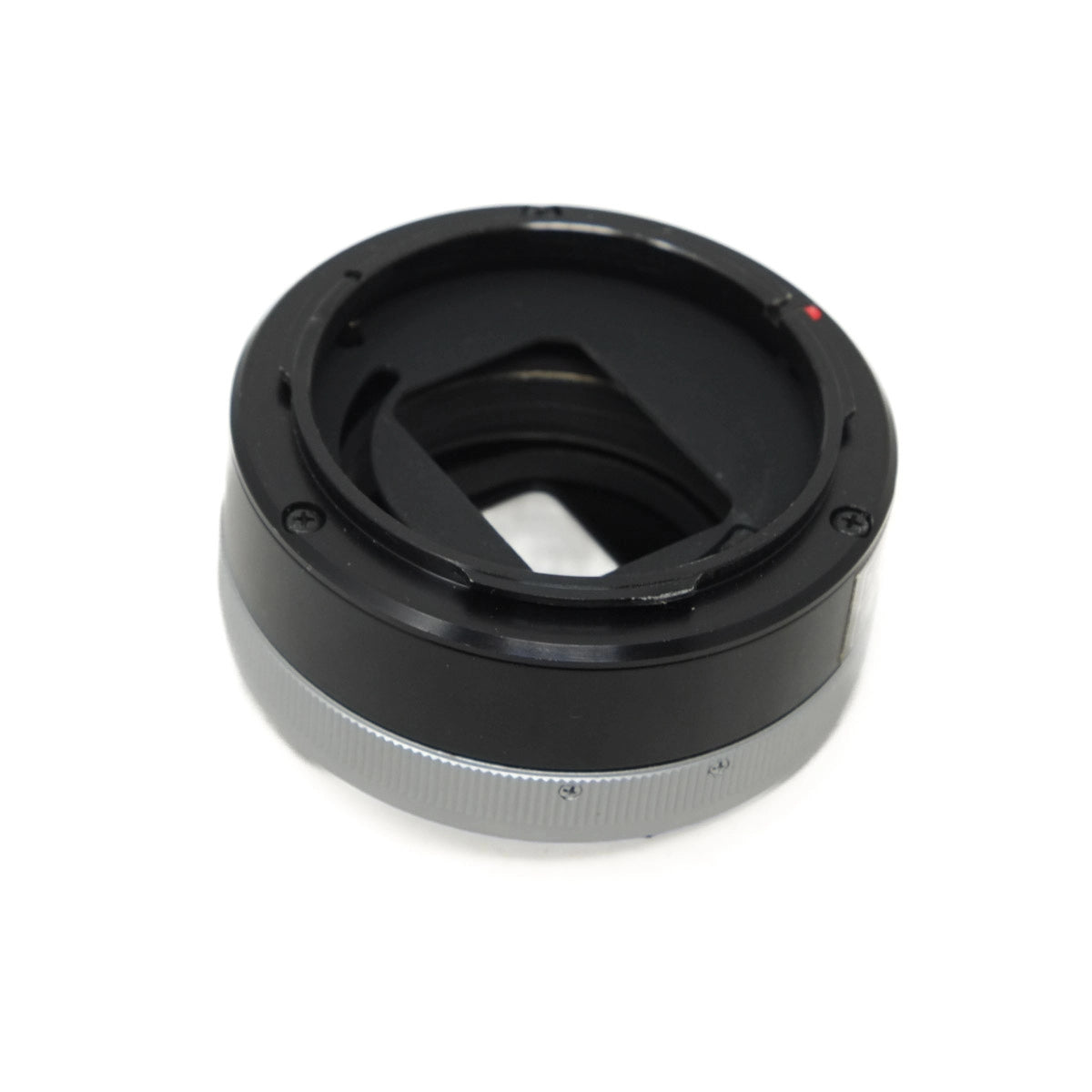 Used Canon 50mm F3.5 FD + Canon Extender - side angle 