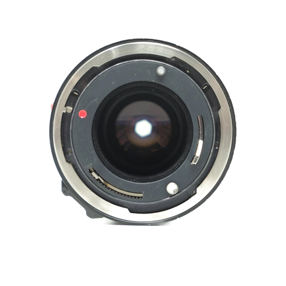 Camera lens on a white background