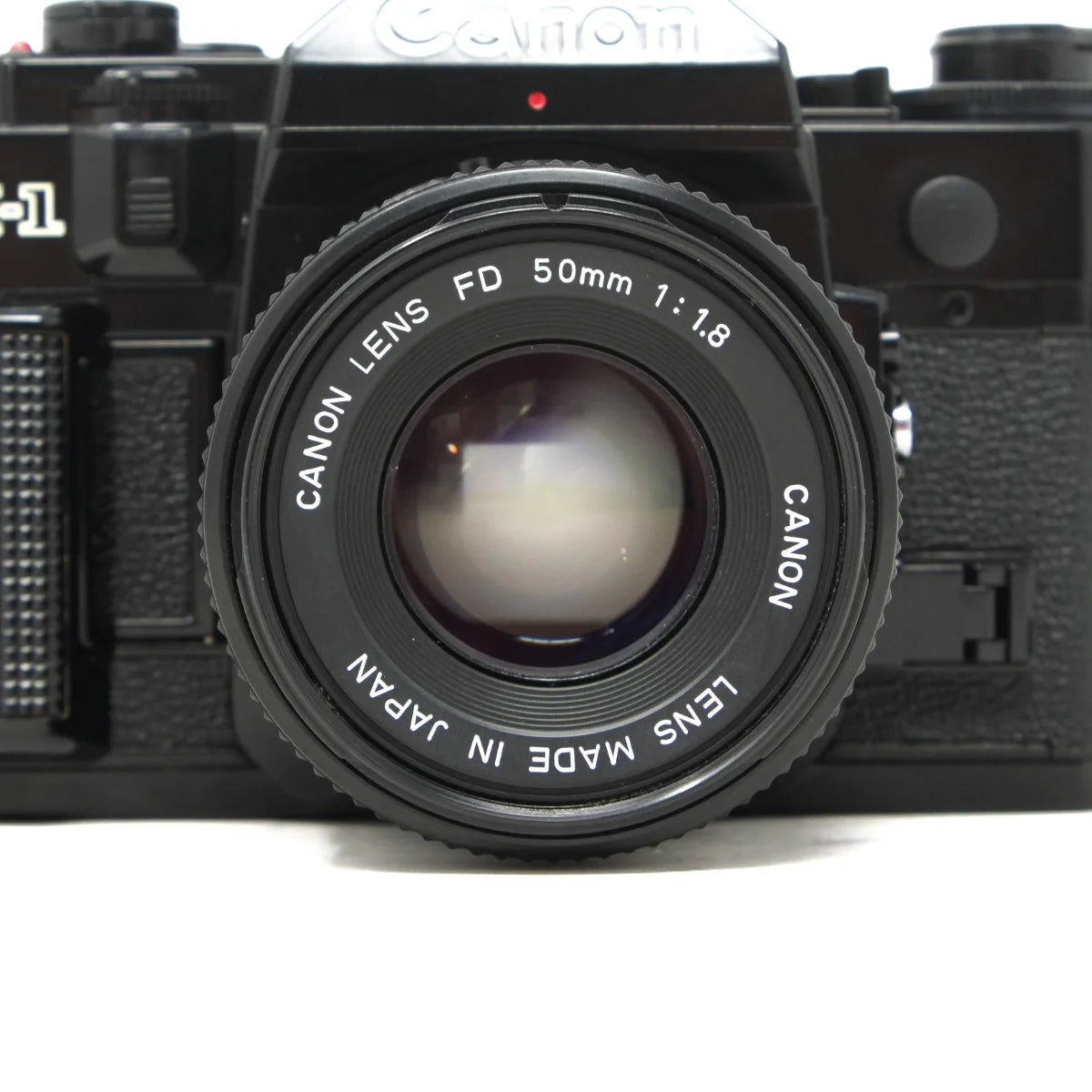 Used Canon A-1 + 50mm F1.8 Film camera - front angle