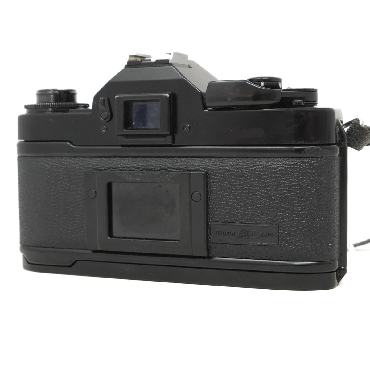 Used Canon A-1 Classic film camera with 50mm f1.8 and instructions - back angle 