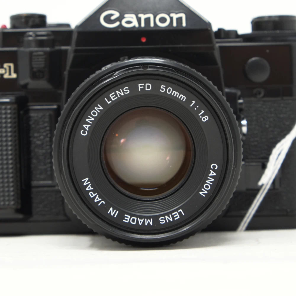 Used Canon A-1 film camera with Canon 50mm F1.8 lens (SH45321)
