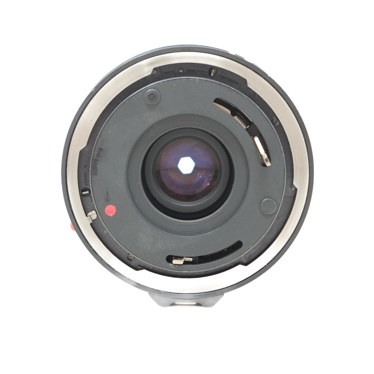 Camera lens on a white background