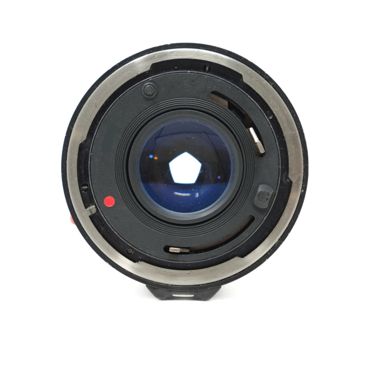 Camera lens on a white background