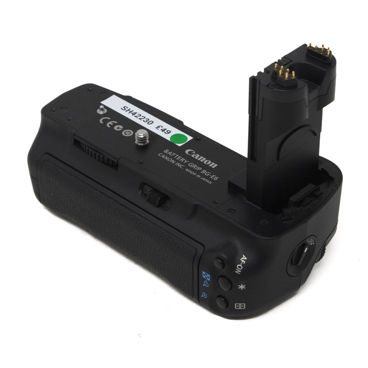 Used Canon BG-E6 Battery Grip for Canon 5D II - Boxed - Back angle 