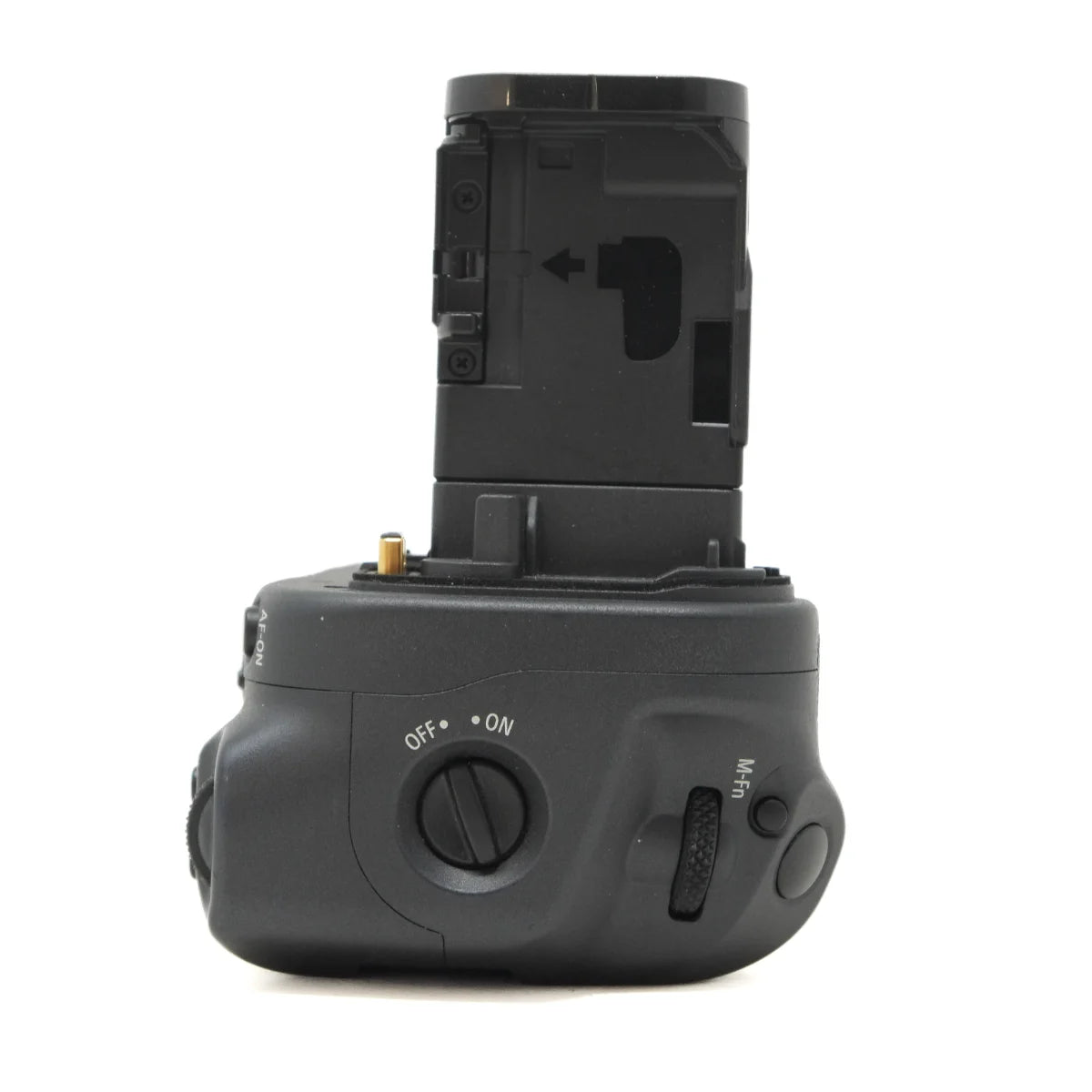 Used Canon Battery Grip BG-R10 - side angle 