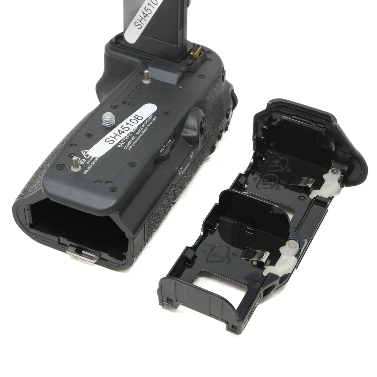 Used Canon Battery Grip BG-R10 - top angle 