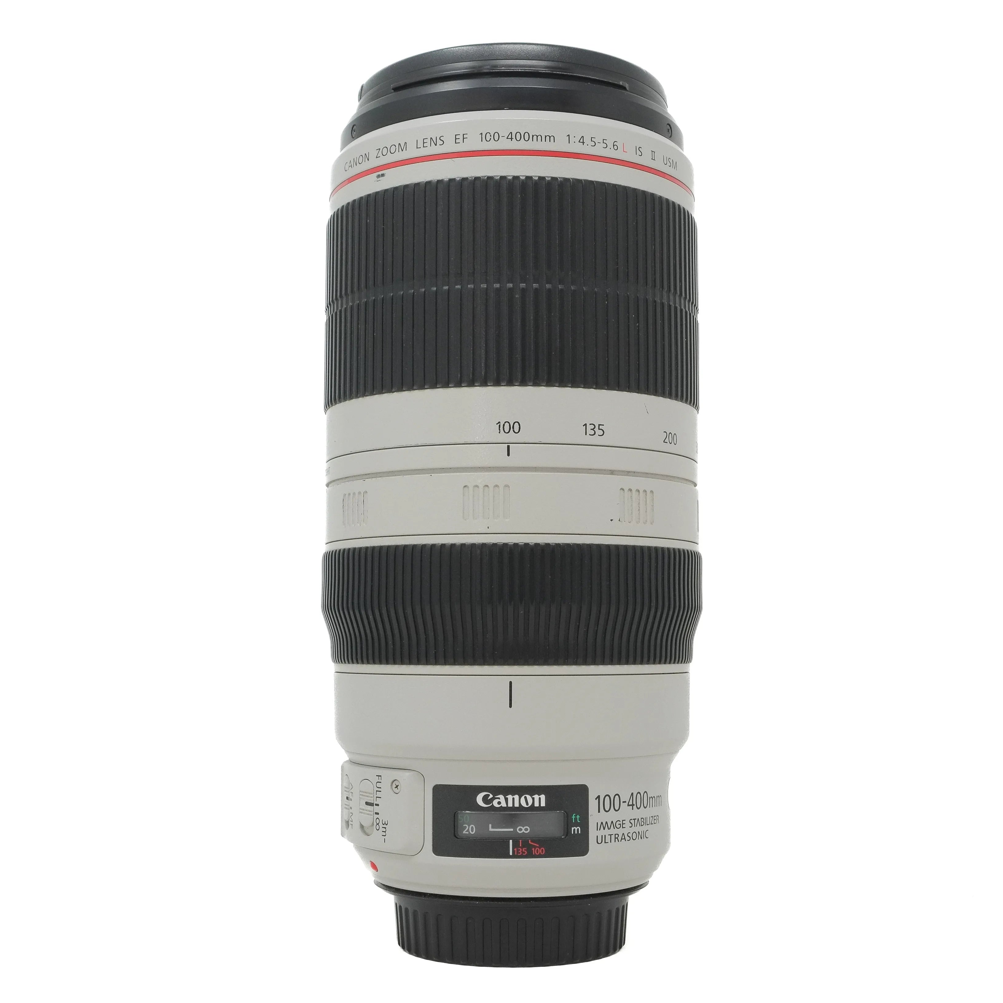 Canon camera lens on a white background