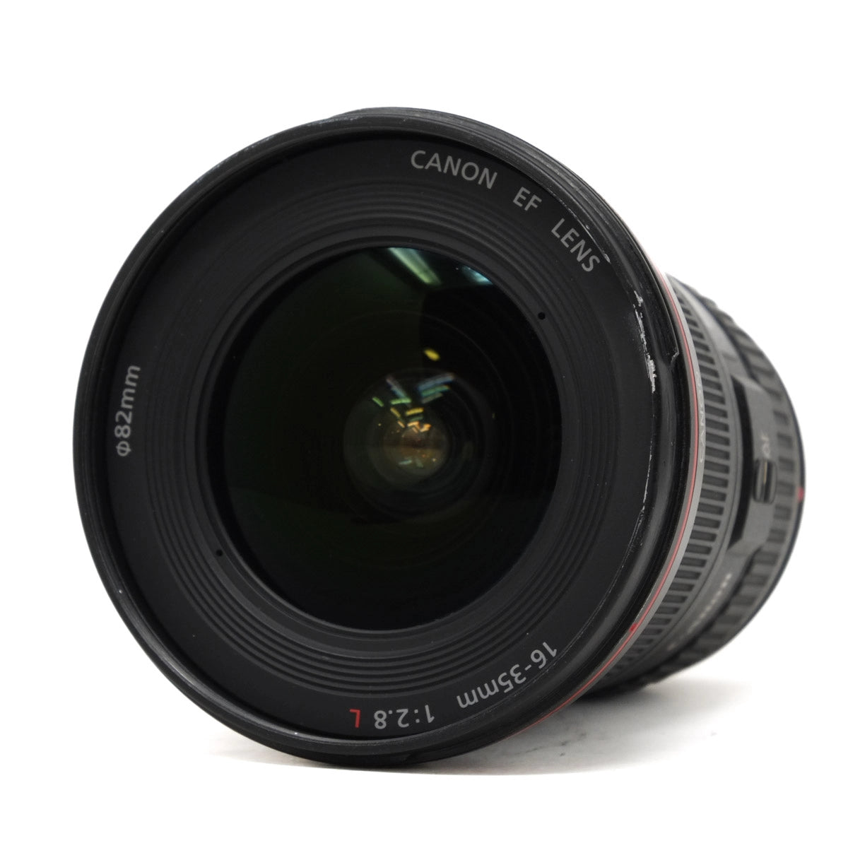 Used Canon EF 16-35mm F2.8 L Lens - Top angle 