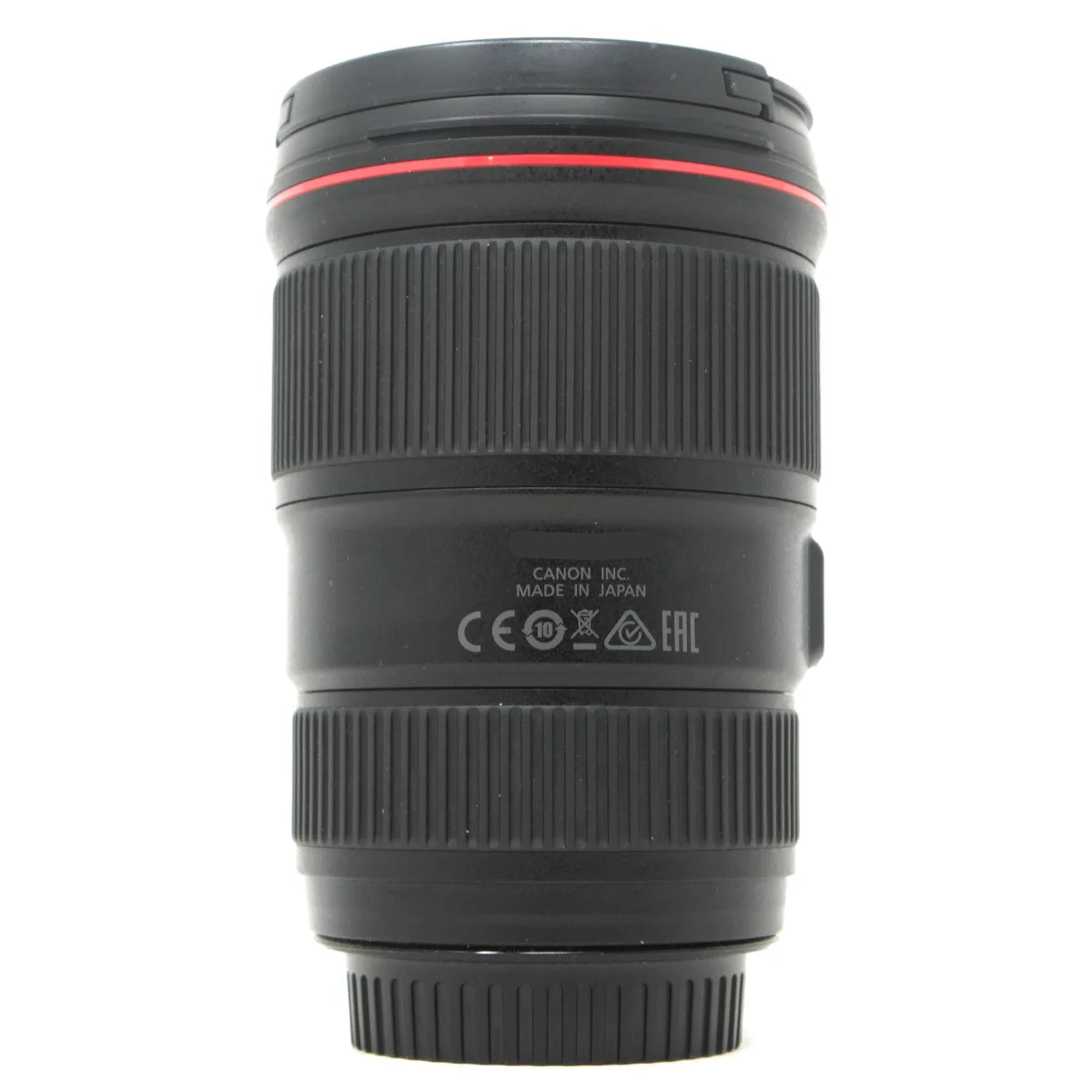 Used Canon EF 16-35mm F4 L IS USM Lens - side angle 