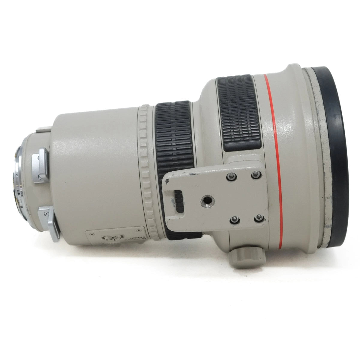 Camera lens on a white background