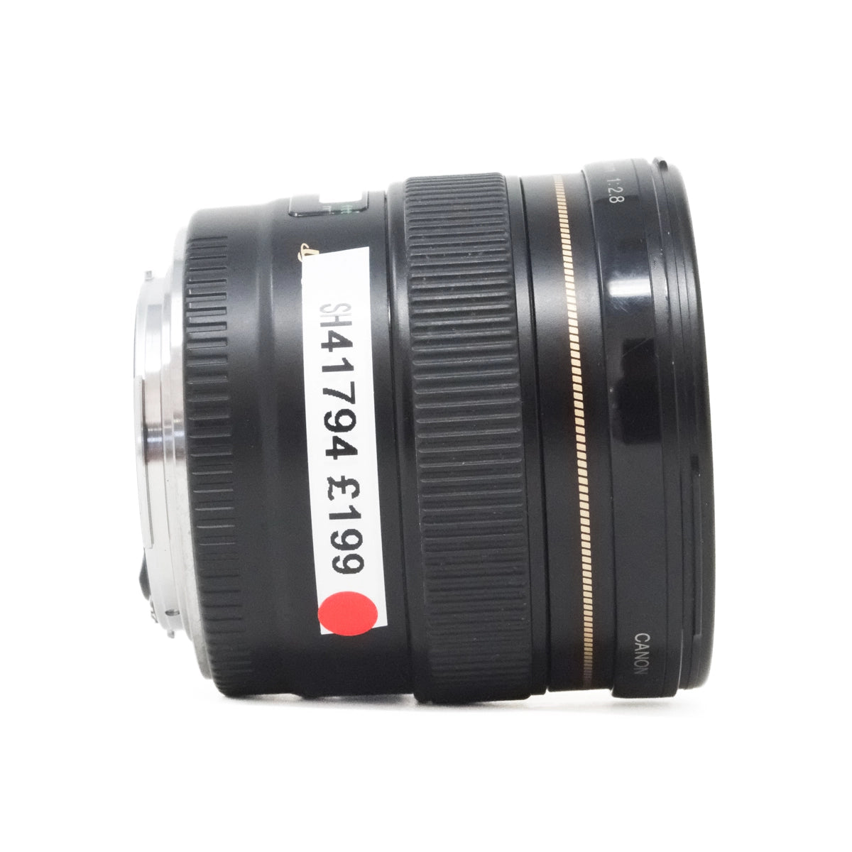 Used Canon EF 20mm F2.8 USM Lens side angle