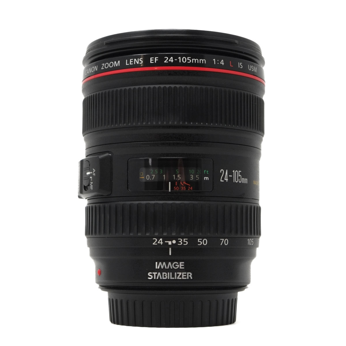 Used Canon EF 24-105mm F4 L Lens - Front angle 