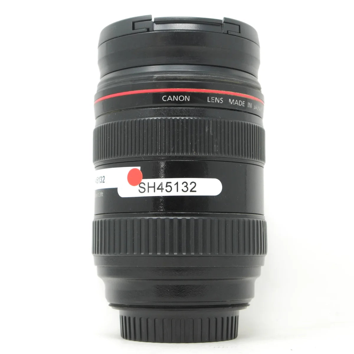 Used Canon EF 24-70mm F2.8L with Hood - side angle 