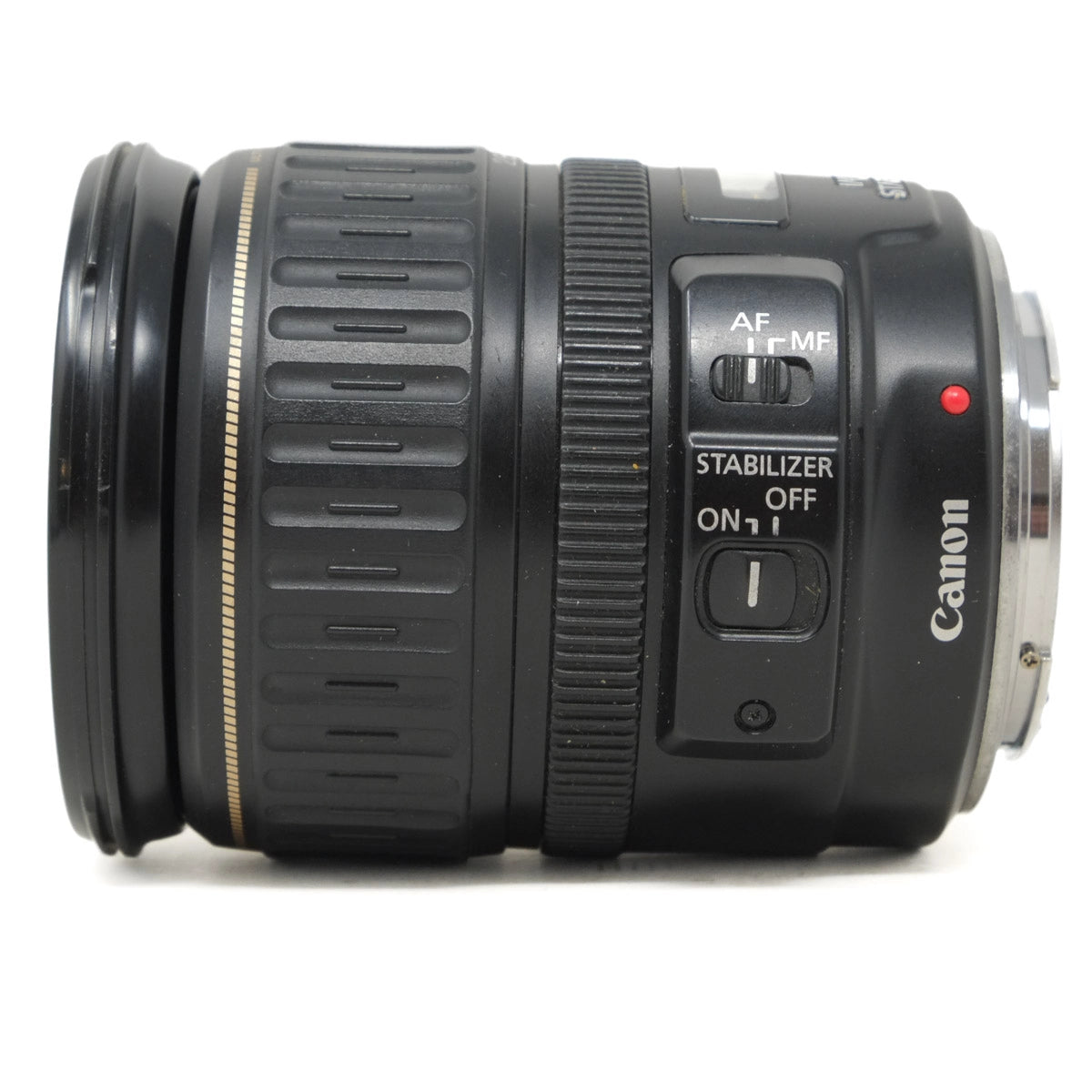 Canon camera lens on a white background