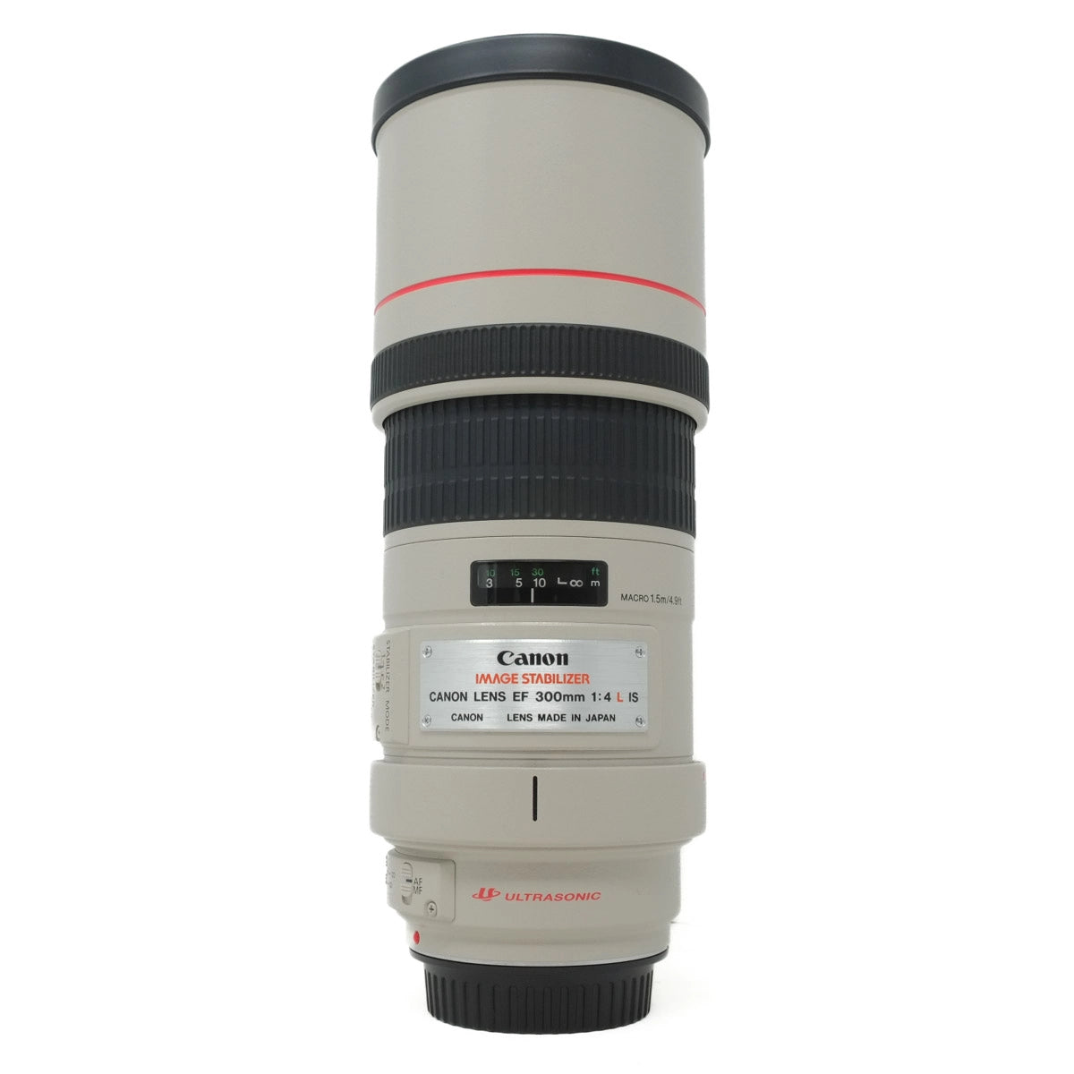 Canon camera lens on a white background