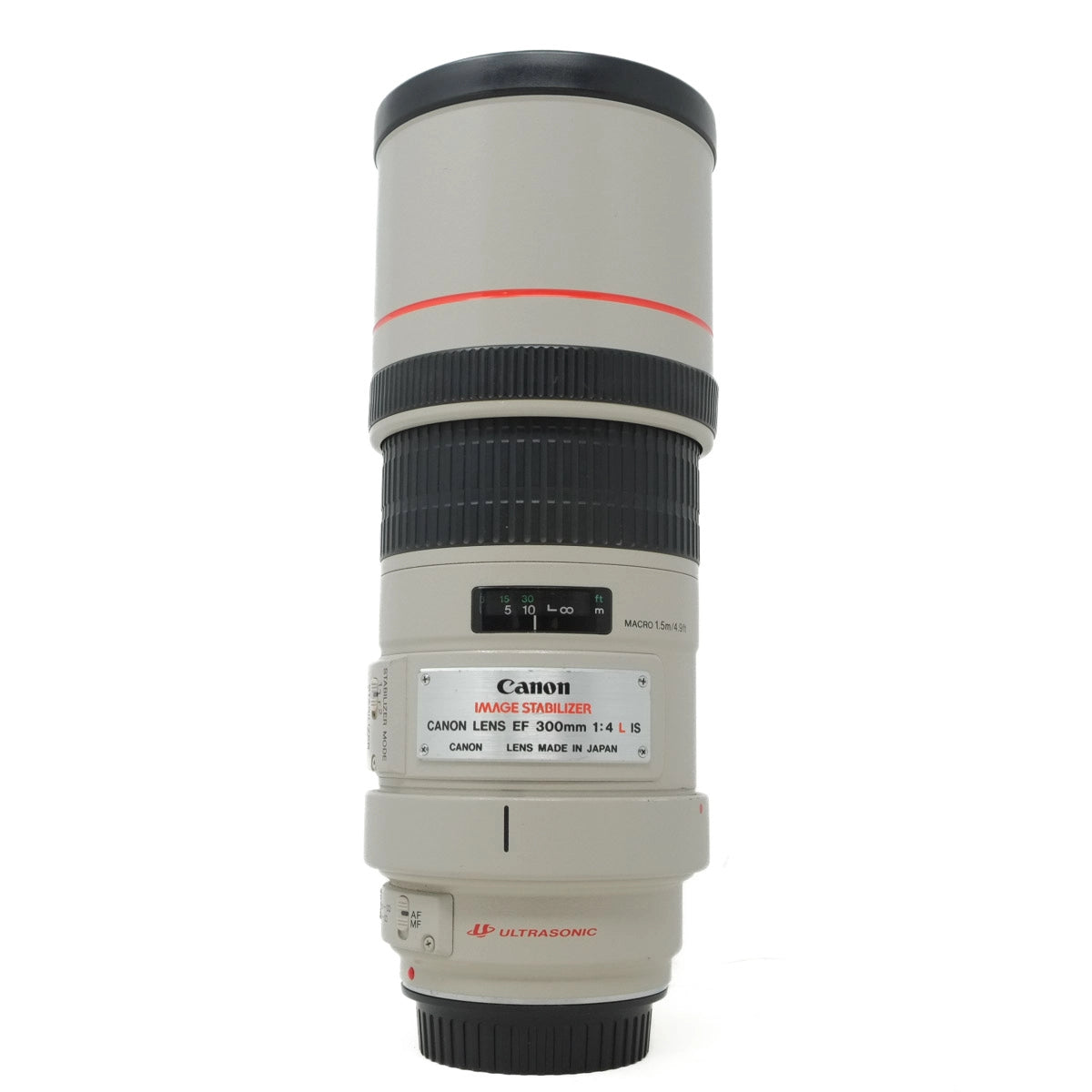 Canon camera lens on a white background