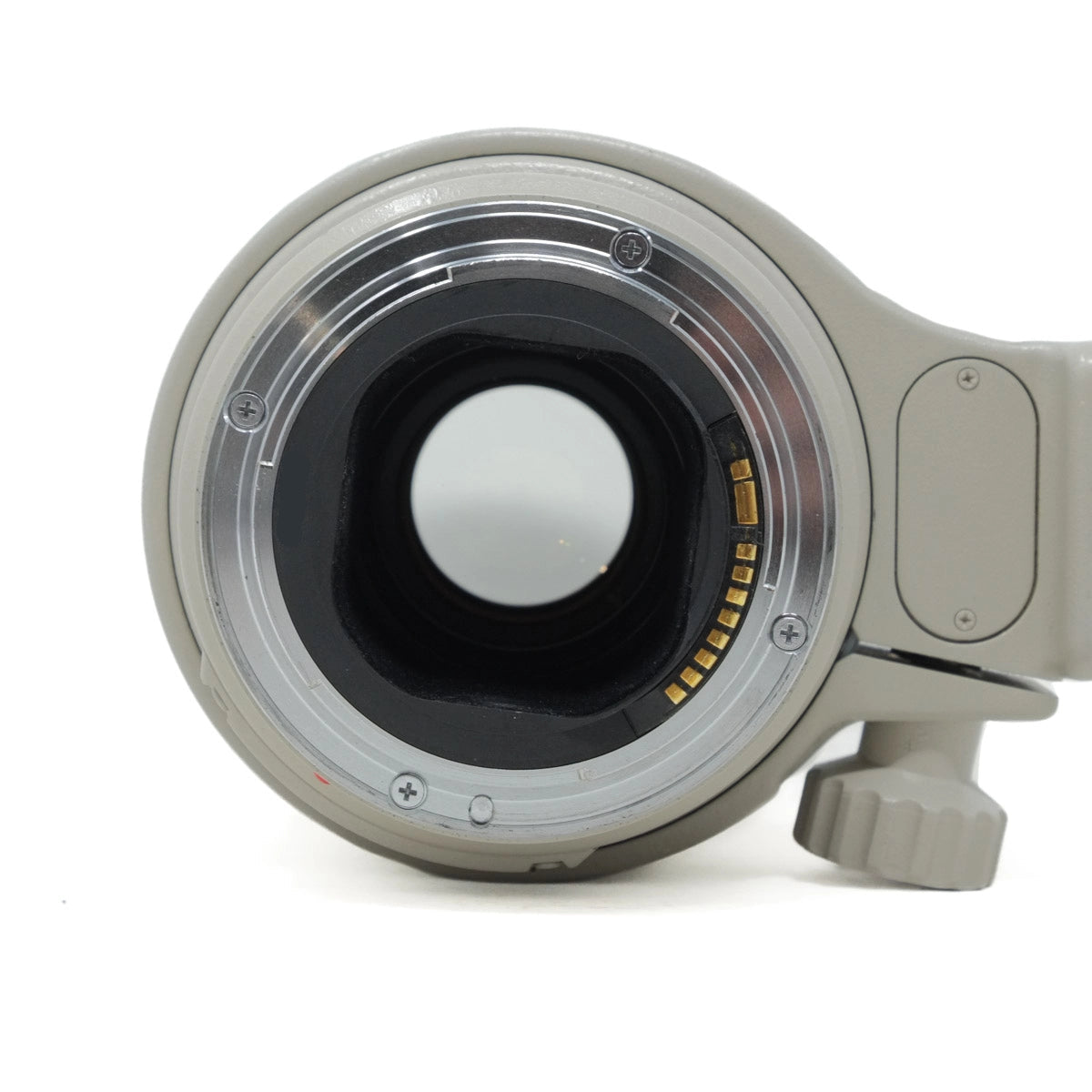 Camera lens on a white background