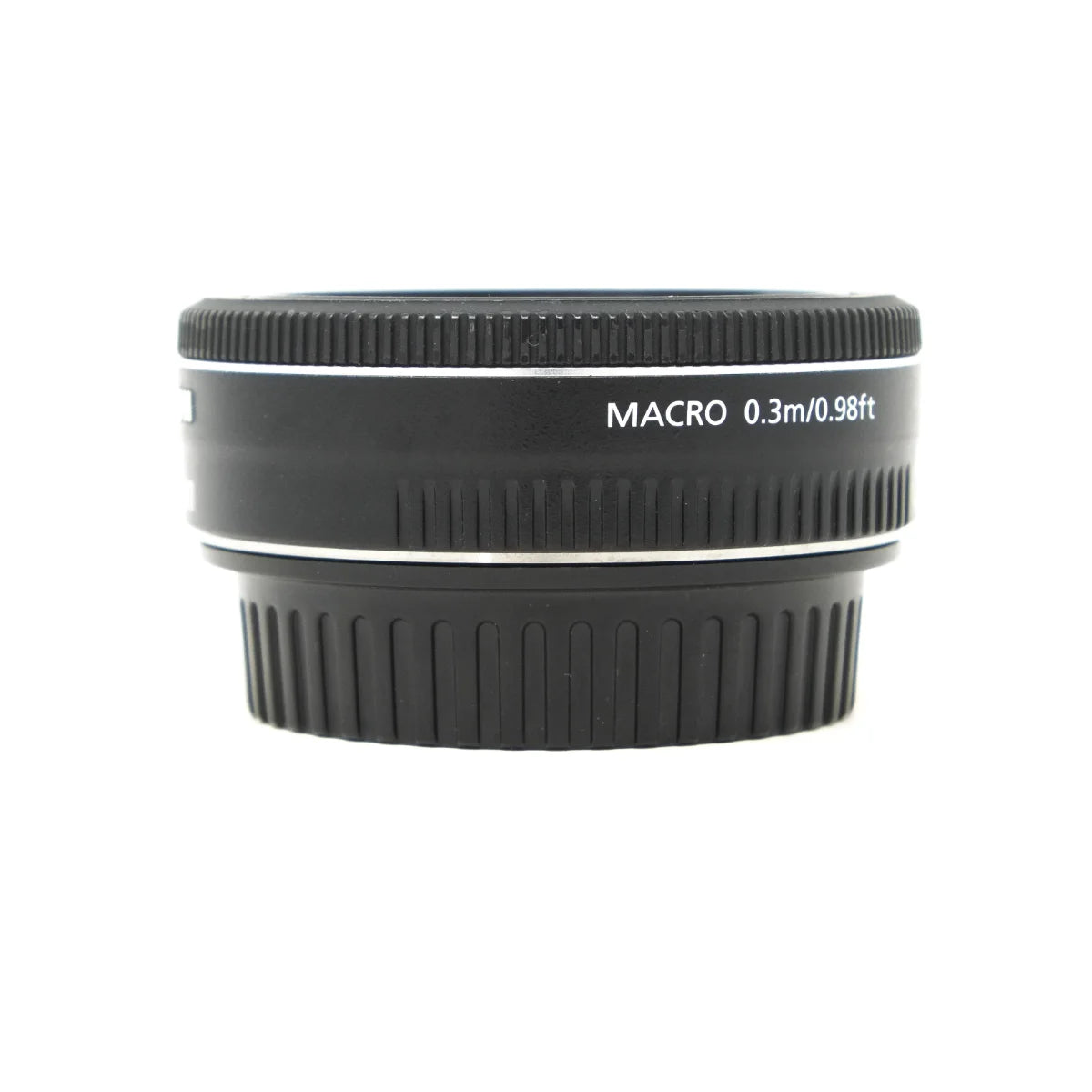 Used Canon EF 40mm F2.8 STM Lens - side angle 