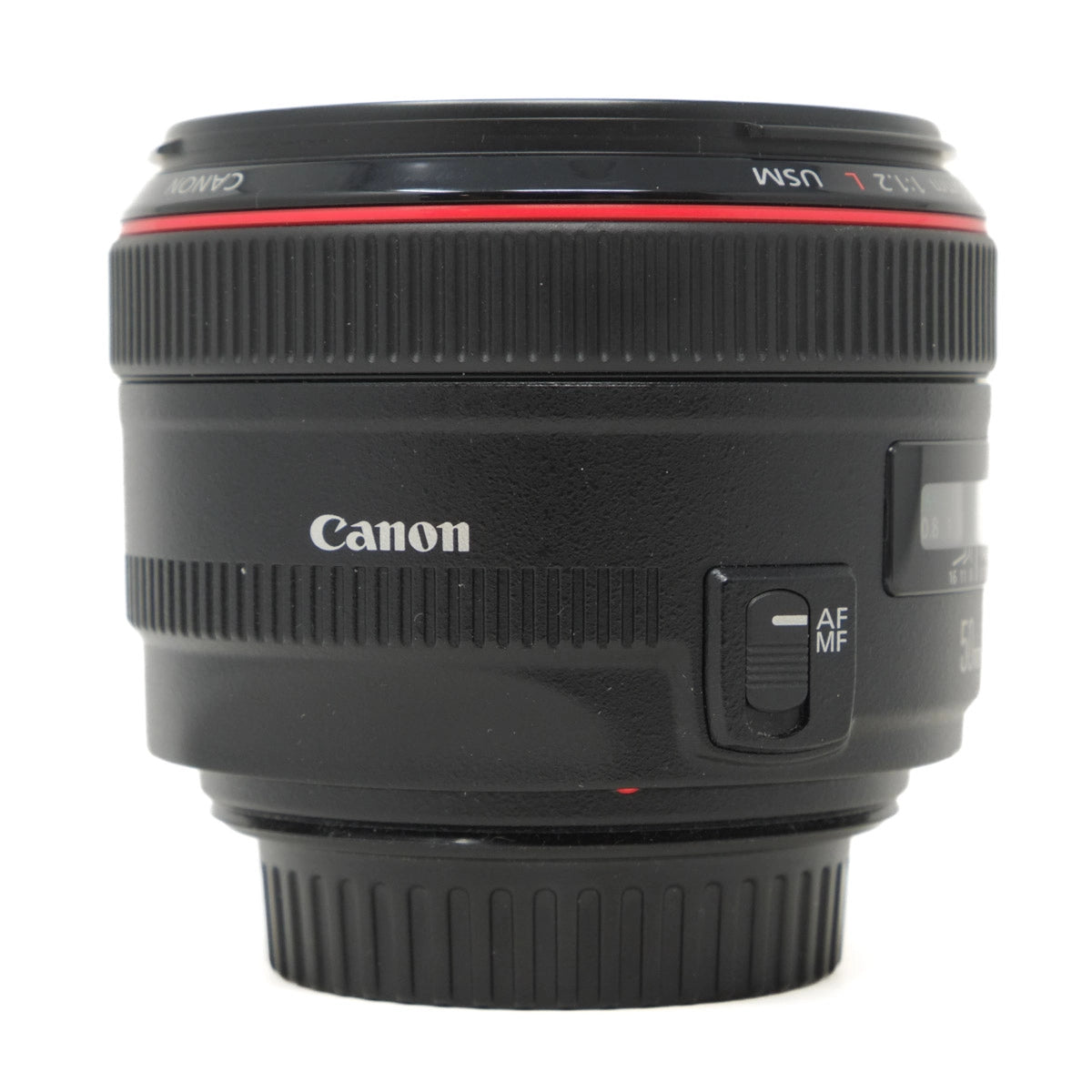 Canon camera lens on a white background