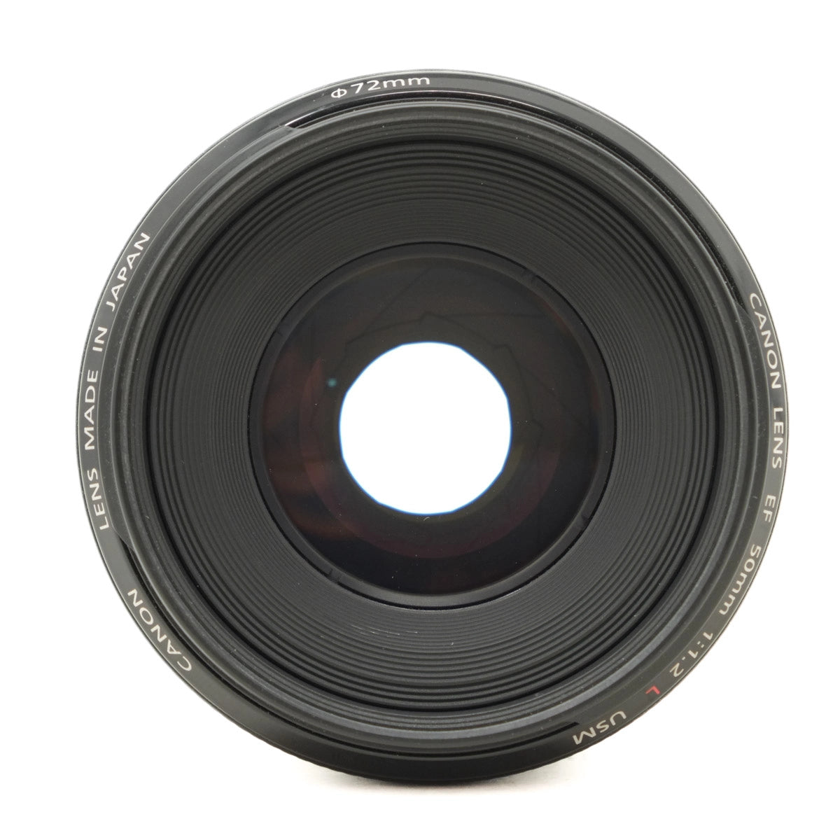 Canon camera lens on a white background
