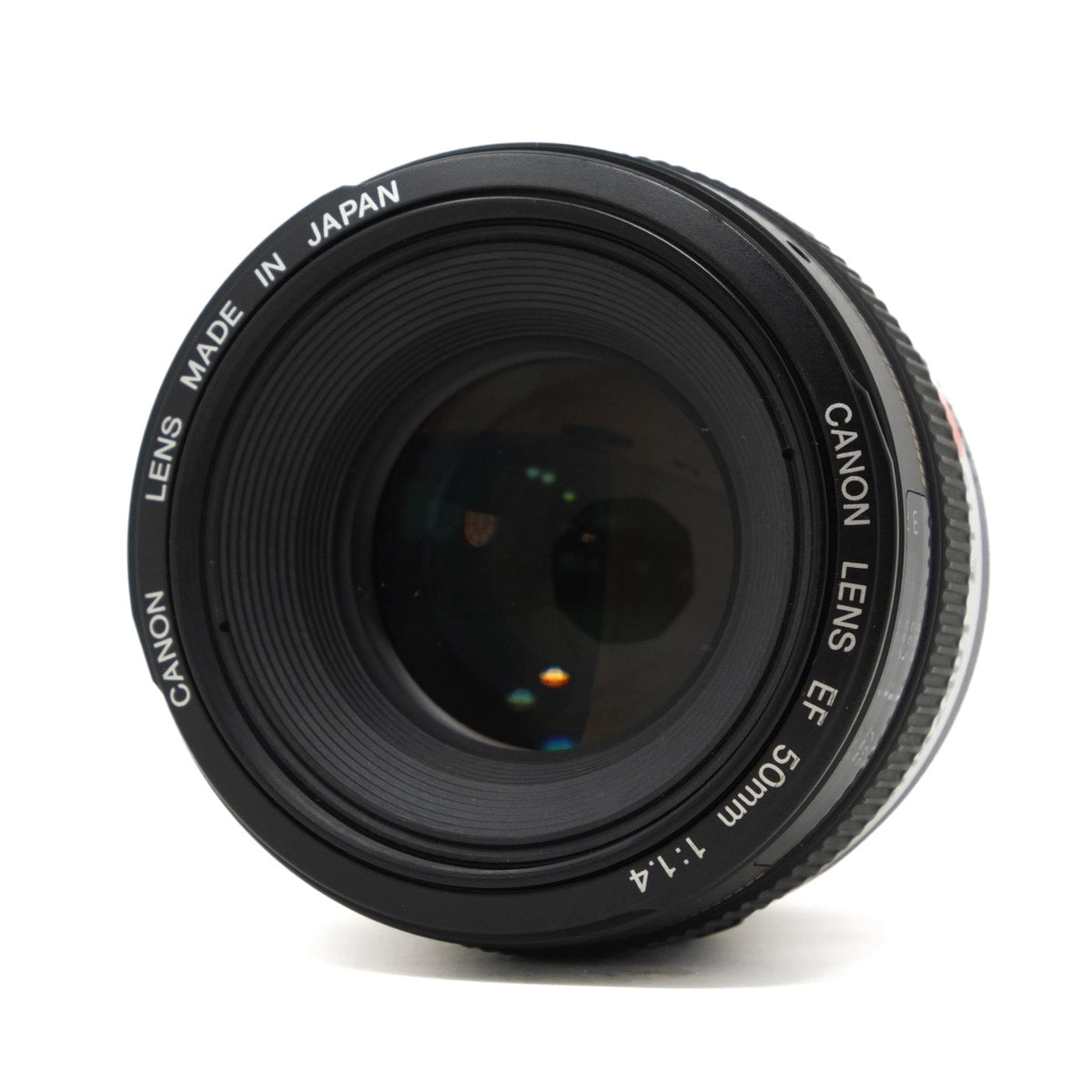 Used Canon EF 50mm F1.4 USM Lens - Top angle 