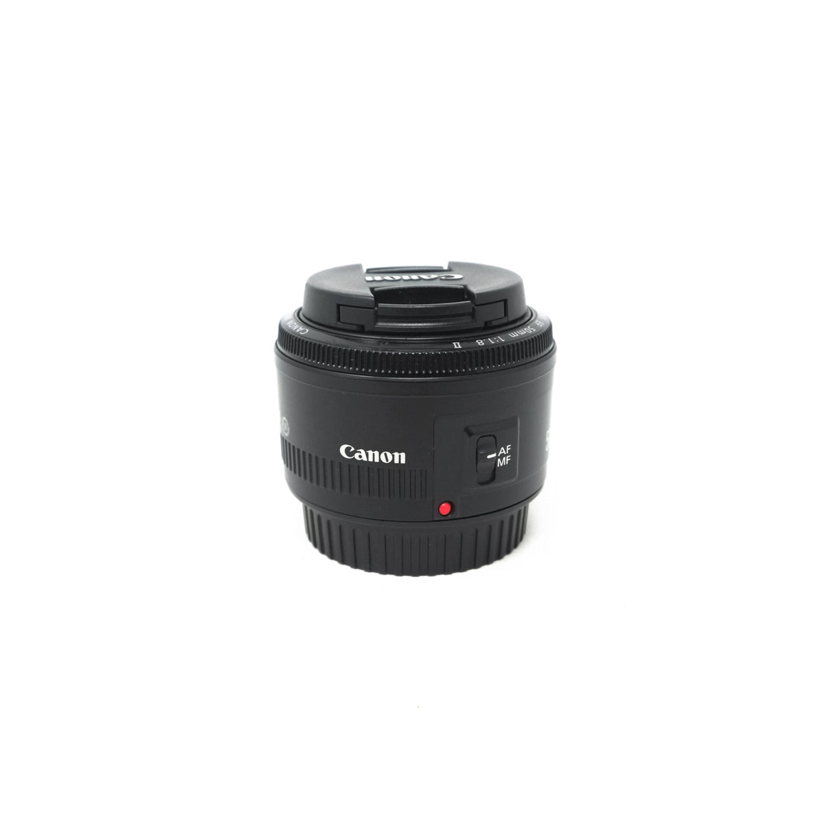 Used Canon EF 50mm F1.8 II Lens - Front angle 