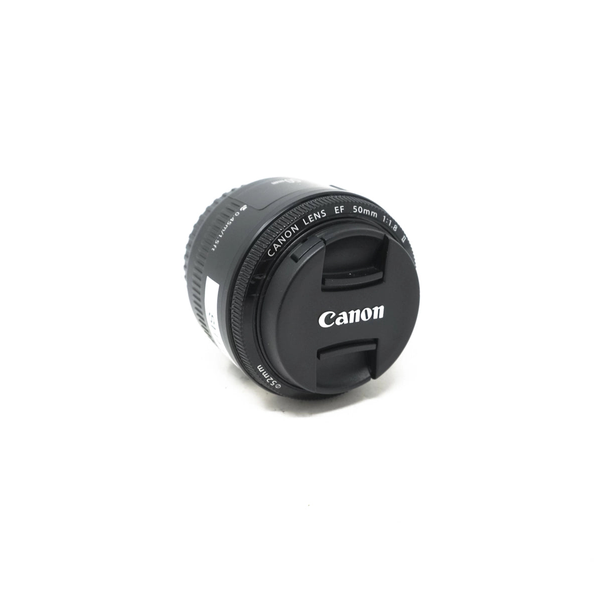 Used Canon EF 50mm F1.8 II Lens - Top angle 