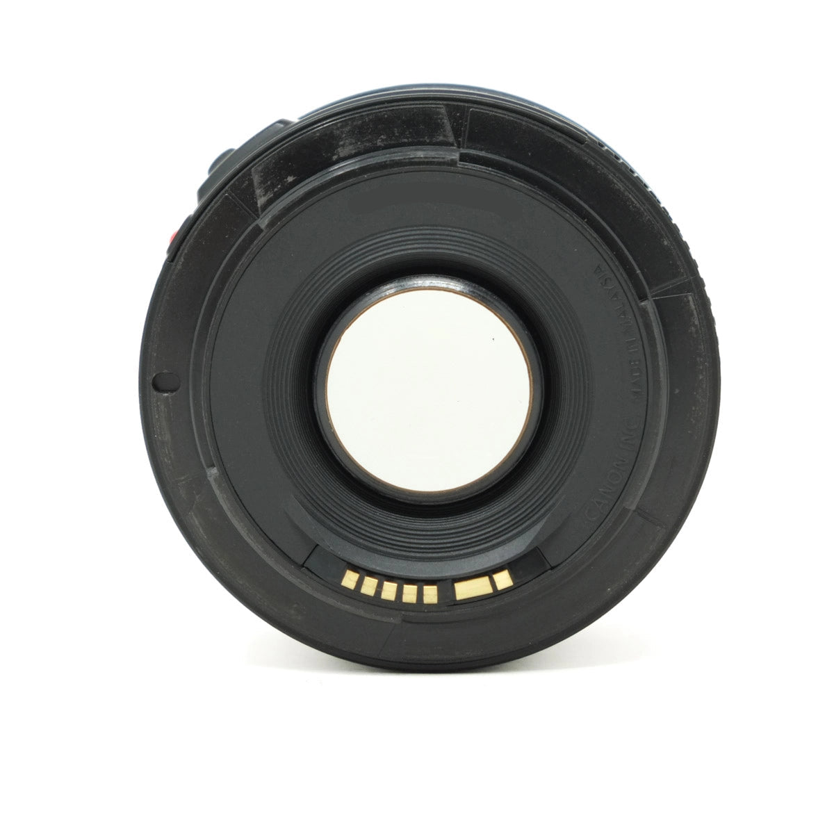 Camera lens on a white background