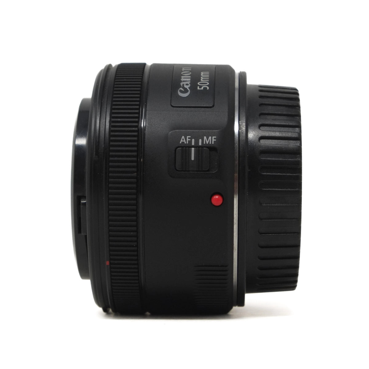 Used Canon EF 50mm F1.8 STM Lens - Side angle 