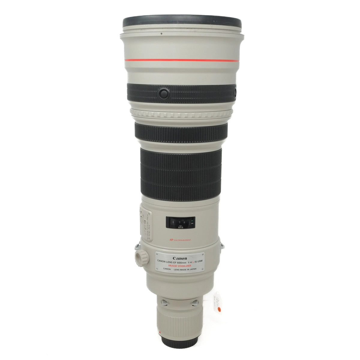 Canon camera lens on a white background