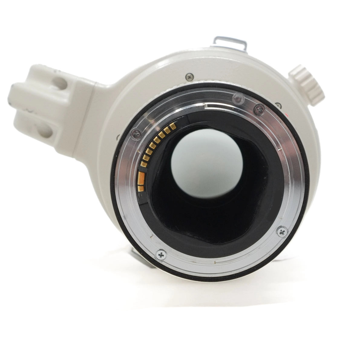 Camera lens on a white background