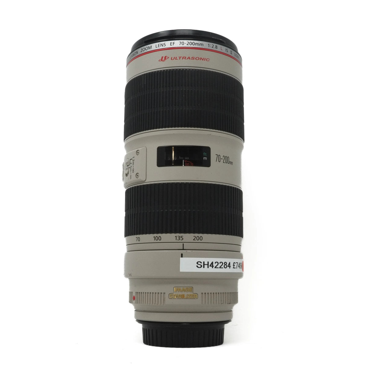 Used Canon EF 70-200mm F2.8 L II Lens - Front angle 