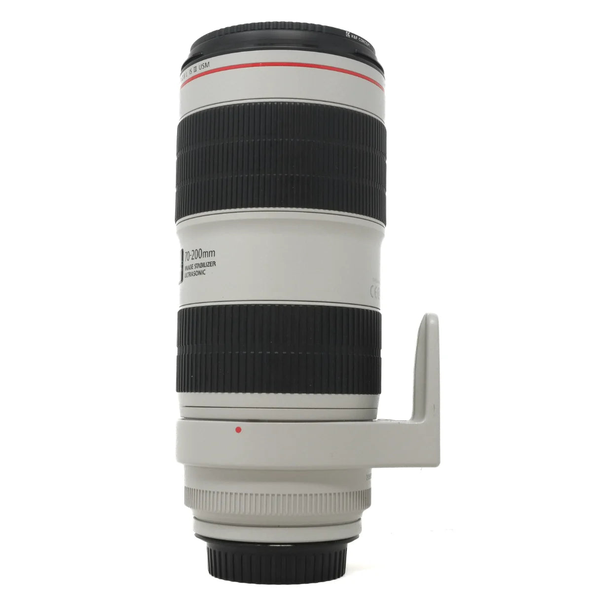 Used Canon EF 70-200mm F2.8 L IS III USM Lens - side angle 