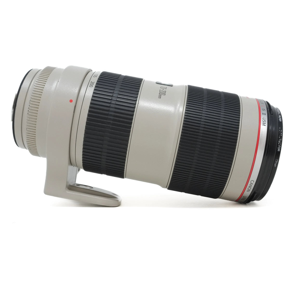 Canon camera lens on a white background