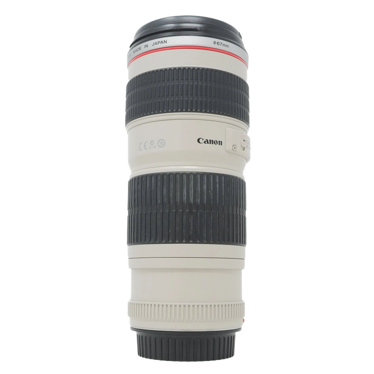 Used Canon EF 70-200mm F4 L USM Lens - side angle 