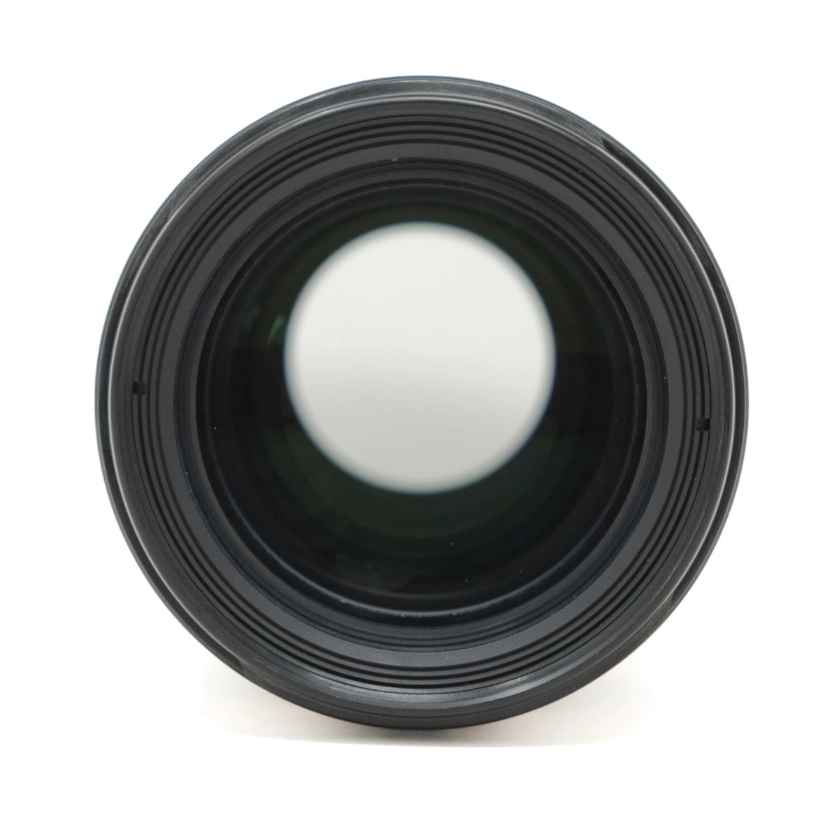 Camera lens on a white background