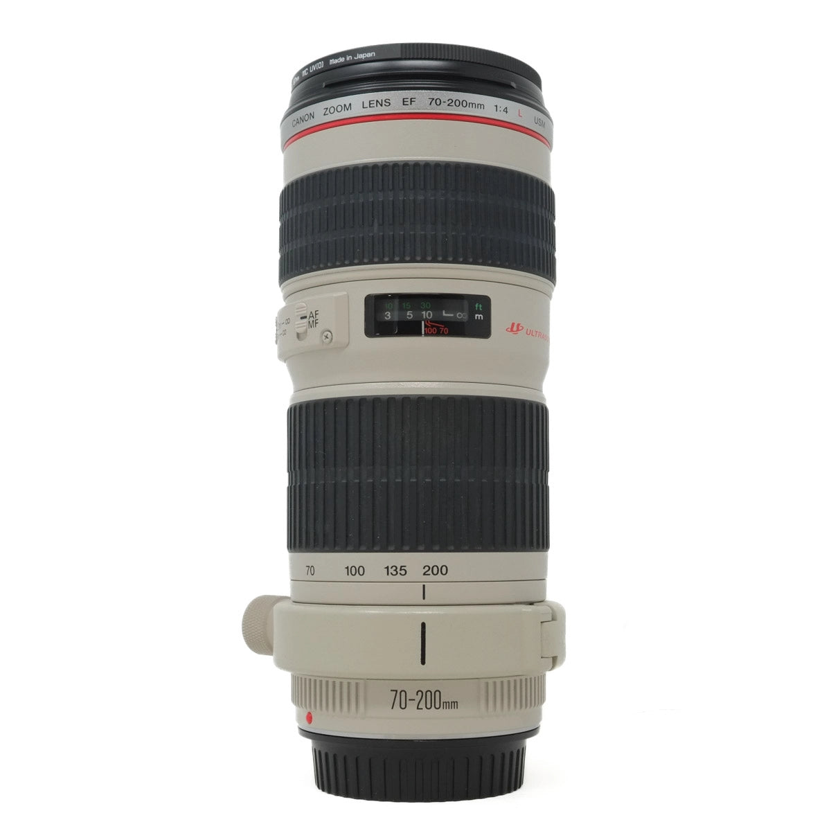 Canon camera lens on a white background