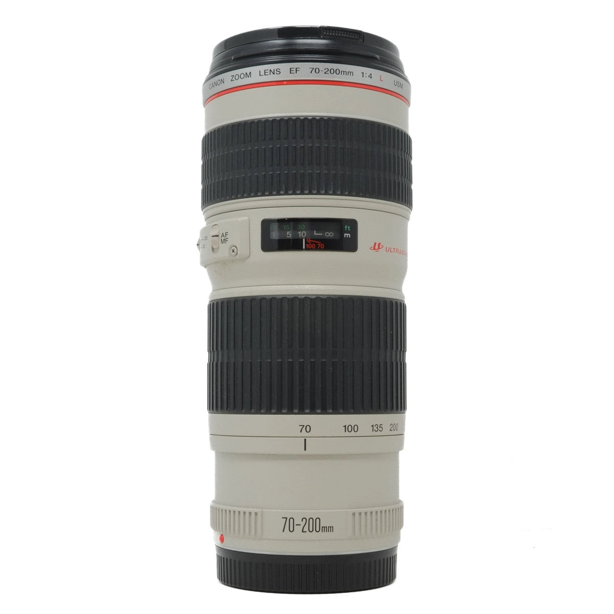 Canon camera lens on a white background